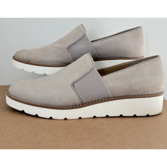 Franco Sarto Shoes - FRANCO SARTO Sz 8.5 Women's Hailie 2 Slip-On Loafers Minimalist Neutral Comfort